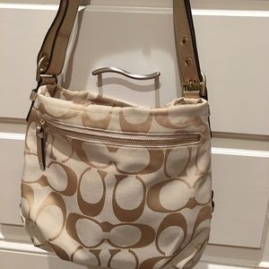 Coach gold purse